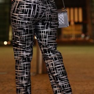 Electric Silver/black jeans